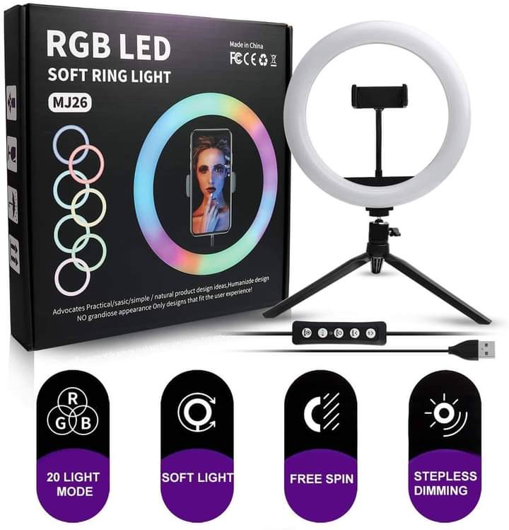 26Cm Rgb Ring Light