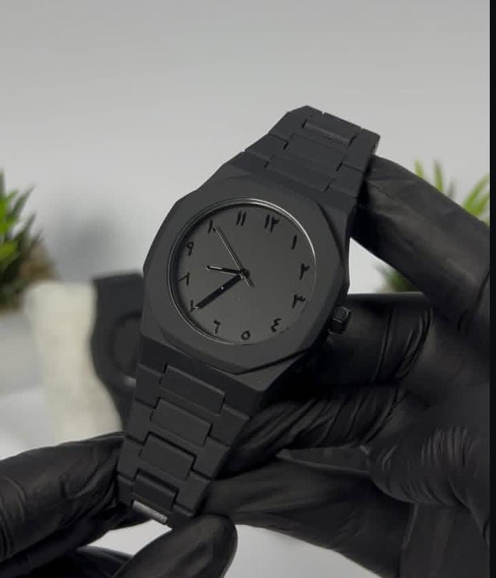 Black Arabic Watch    (Bahrain Delivery Same Day)