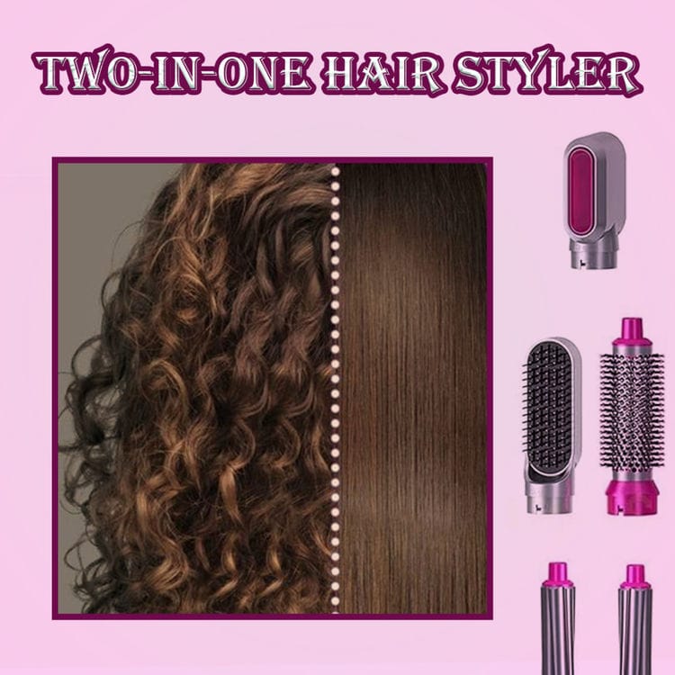 5 in 1 Hot Air Styler Hair Dryer Comb Styling