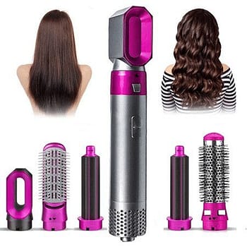 5 in 1 Hot Air Styler Hair Dryer Comb Styling